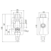 Клапан защиты от перегрева двухходовой термостатический Regulus DBV1