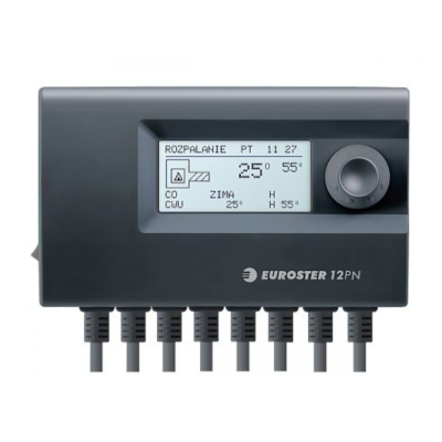 Автоматика для твердотопливных котлов Euroster 12 PN (недельный)