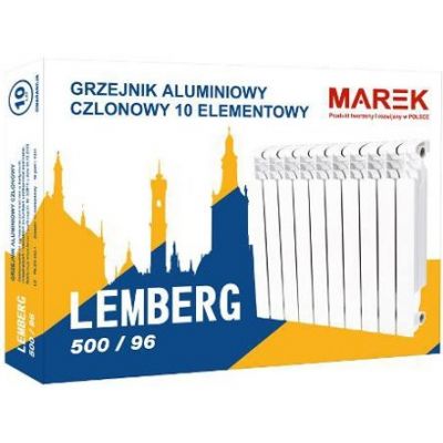 Алюмінієвий радіатор MAREK LEMBERG 500/96