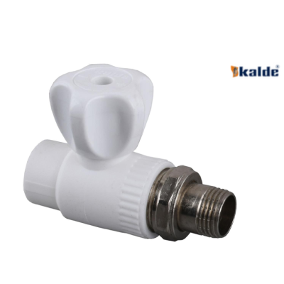 Kalde WHITE Кран PPR радиаторный прямой (КБП) 25х3/4 (2/40) 