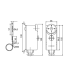 Термостат електронний накладний KOER KR.1352 - (+0…+90℃) з виносною гільзою