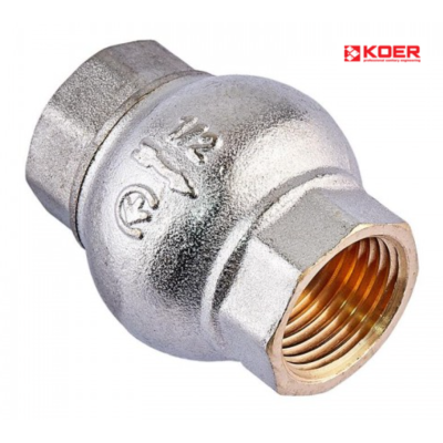 Зворотний клапан KOER NEW KR.173.N - 1/2" (нікельований)