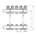 Коллекторный блок с термостатическими клапанами KOER KR.1110 - 02 1” x 2 WAYS