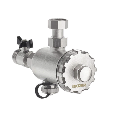 Фильтр магнитный для котла с краном KOER KR.1271 - 3/4" 