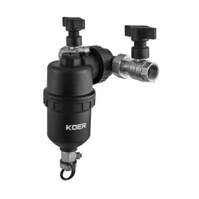 Сепаратор шлама универсальный магнитный с кранами KOER KR.1273 - 3/4" 