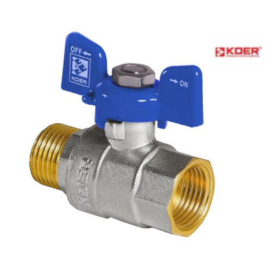 Кран кульовий KOER BLUE KR.218.B - 1/2" ГШМ