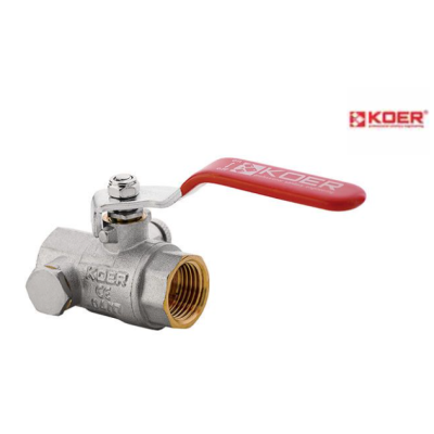 Кран шаровой KOER KR.260 - 1/2" ГГР с дренажем и воздухоотводчиком