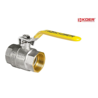 Кран кульовий KOER YELLOW KR.214.G - 1/2" ГГВ ГАЗ