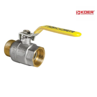 Кран шаровой KOER YELLOW KR.215.G - 1/2" ГШР ГАЗ