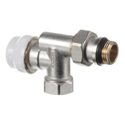 Кран термостатический осевой KOER KR.931-Gi - 1/2" (антипротечка) угловой