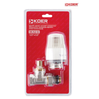 Кран RLT с системой "антипротечка" прямой KOER KR.943-Gi - 1/2*1/2