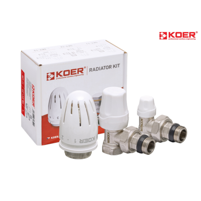 Комплект для подключения радиатора KOER SET-11 - 1/2"*1/2" ВН (угловой)