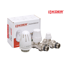 Комплект для подключения радиатора KOER SET-12 - 1/2"*1/2" ВН (прямой)