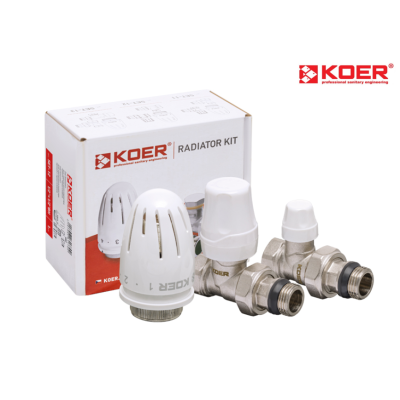 Комплект для подключения радиатора KOER SET-12 - 1/2"*1/2" ВН (прямой)