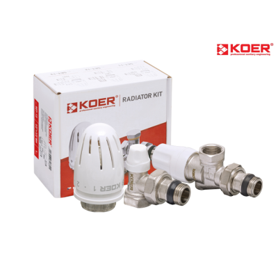 Комплект для подключения радиатора KOER SET-13 - 1/2"*1/2" ВН (осевой)