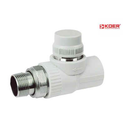 Кран PPR KOER термостатичний прямий D20*1/2 K0151.PRO (KP0192)