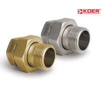Американка KOER KR.341.WN пряма - 1/2" (без нікелю)