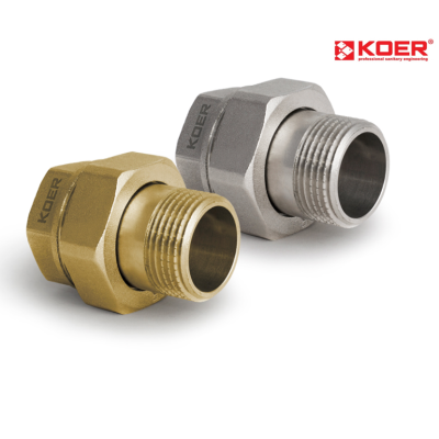 Американка KOER KR.341.WN прямая - 3/4" (без никеля)