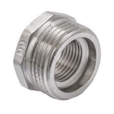 Футорка KOER KF.F0616 - 1 1/2*1/2" (нікель)