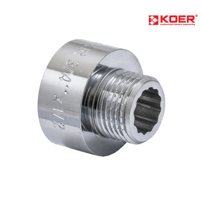 Переходник KOER KF.A0608.CHR - 3/4*1/2" (хром)