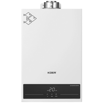 Газова колонка KOER KWH.G0312 TURBO 10 L - WHITE  Газова колонка KOER KWH.G0312 TURBO 10 L - WHITE