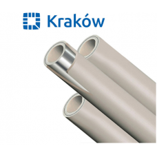 Полипропиленовая (PPR) труба Krakow STABI c алюминием D20 (1м)