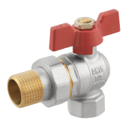 Кран з американкою кутовий PLM BASE ВЗ 1/2" (PVA01) Кран з американкою кутовий PLM BASE ВЗ 1/2" (PVA01)