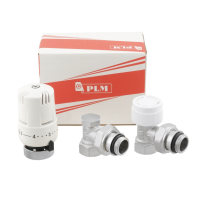Комплект для підключення радіатора PLM 1/2" PKIT11 (кутовий)
