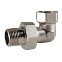 Американка Reiger угловая - 1/2" (никель)