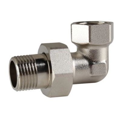 Американка Reiger угловая - 1/2" (никель)
