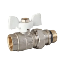 Кран з американкою прямий Reiger WHITE - 3/4" (антипротечка) 
