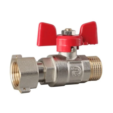 Кран шаровой прямой Reiger - 1/2" РН с накидной гайкой