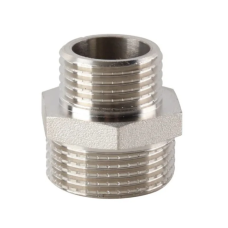 Ніпель редукційний Reiger - 1/2*1/4'' (нікель)