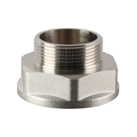Переходник Reiger - 1*1/2'' (никель)