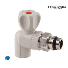 Кран PPR радіаторний Thermo Alliance кутовий (КБУ) D25*3/4"