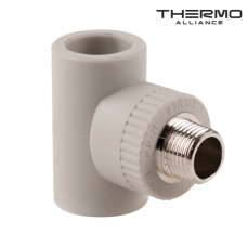 Тройник Thermo Alliance резьба наружная D25*3/4"