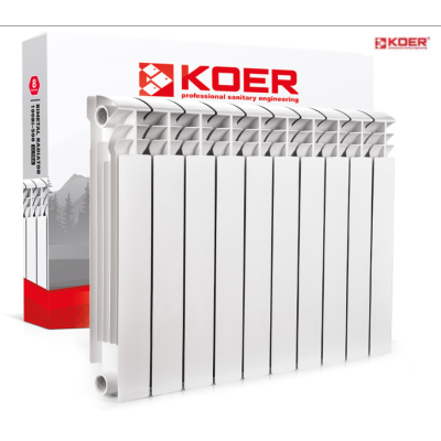 Біметалевий радіатор KOER 100 Bimetal-500 ULTRA (RAD329)