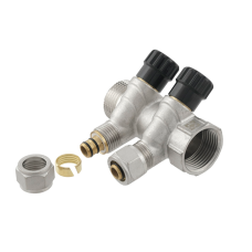 Колектор вентильний Raftec 3/4"*1/2" - 2 WAYS (KK02012)
