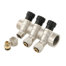 Колектор вентильний Raftec 3/4"*1/2" - 3 WAYS (KK02013)