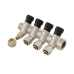 Колектор вентильний Raftec 3/4"*1/2" - 4 WAYS (KK02014)