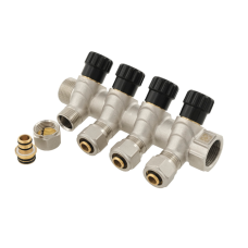 Колектор вентильний Raftec 3/4"*1/2" - 4 WAYS (KK02014)
