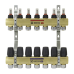 Коллекторный блок с расходомерами Raftec GOLD 1" 7 WAYS (LCR-1.7)