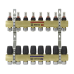 Коллекторный блок с расходомерами Raftec GOLD 1" 8 WAYS (LCR-1.8)