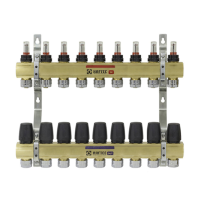 Коллекторный блок с расходомерами Raftec GOLD 1" 9 WAYS (LCR-1.9)