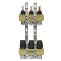 Коллекторный блок с расходомерами Raftec GOLD 1" 3 WAYS (LCR-1.3)