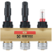 Коллекторный блок с расходомерами Raftec GOLD 1" 9 WAYS (LCR-1.9)