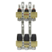 Коллекторный блок с расходомерами Raftec GOLD 1" 3 WAYS (LCR-1.3)