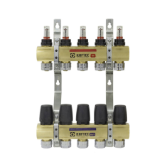 Коллекторный блок с расходомерами Raftec GOLD 1" 5 WAYS (LCR-1.5)