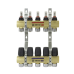 Коллекторный блок с расходомерами Raftec GOLD 1" 5 WAYS (LCR-1.5)