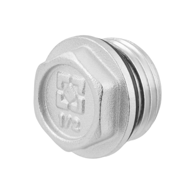 Заглушка c уплотительным кольцом Raftec SZN01 - 1/2" Н (никель)
